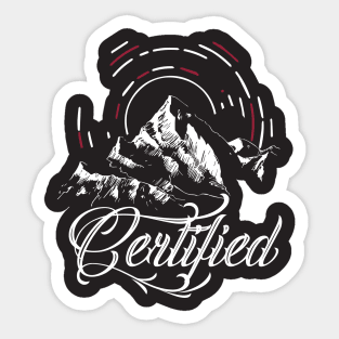 Mountain pro Sticker
